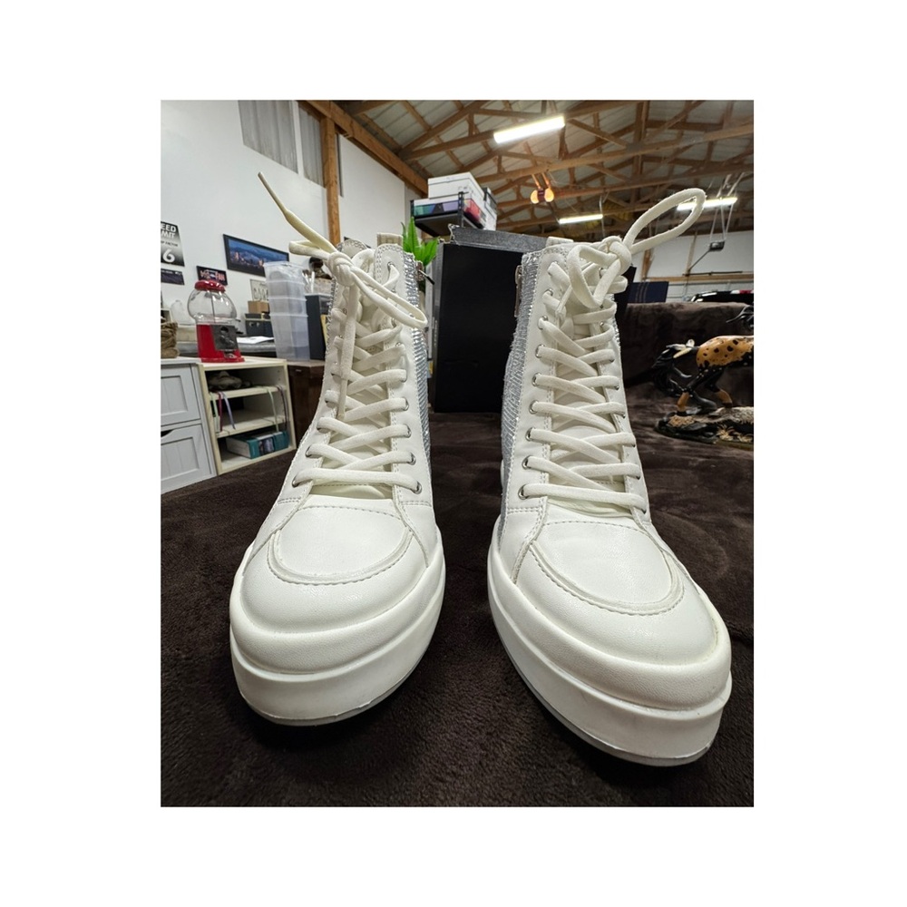 DKNY Sophie Wedge Sneakers size 9 - Picture 3 of 10